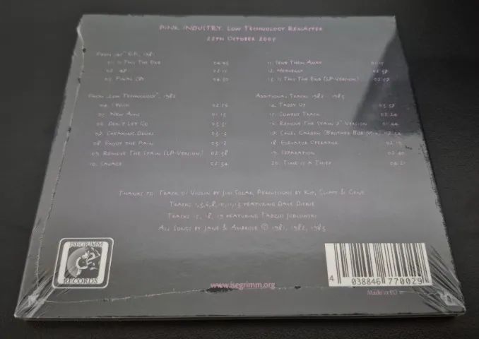 Pink Industry - Low Technology Remastered - Foto 2