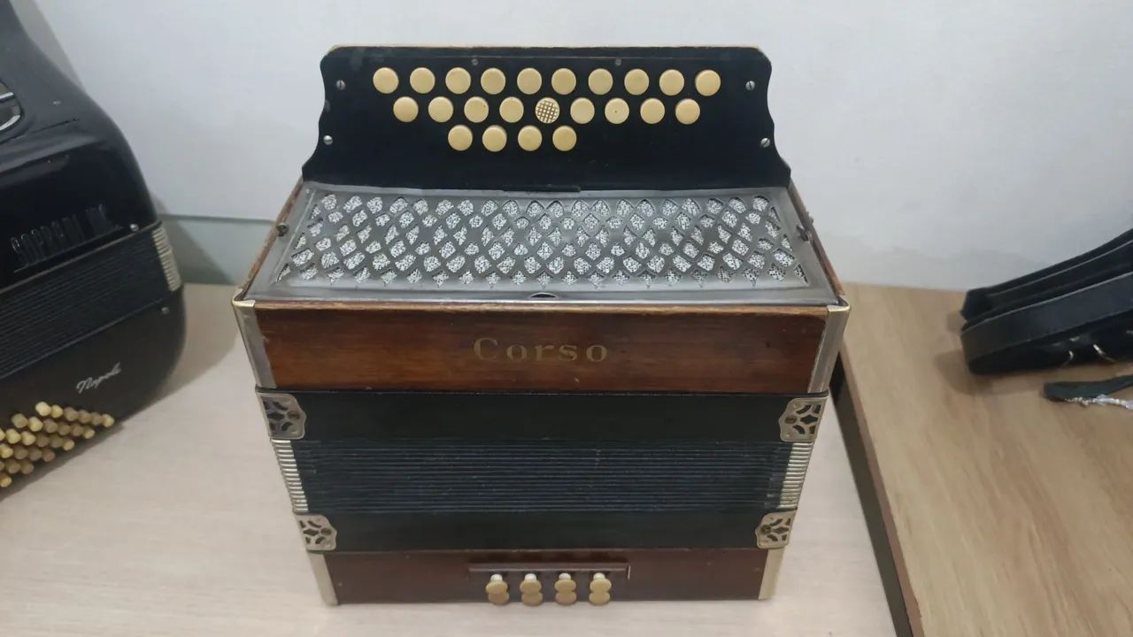 Acordeon oito baixos, colecionavel - Foto 2
