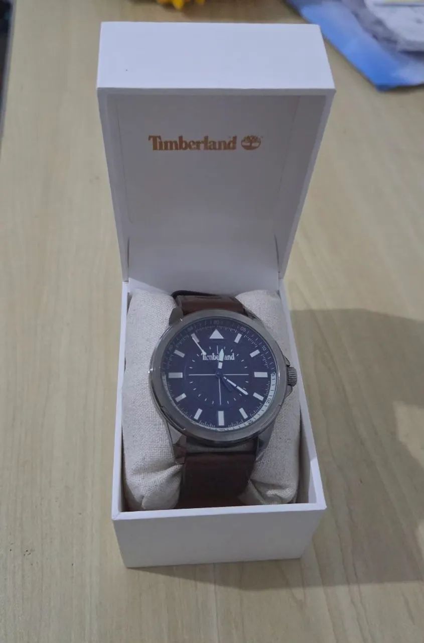 Relógio Timberland GA98083 correia couro 