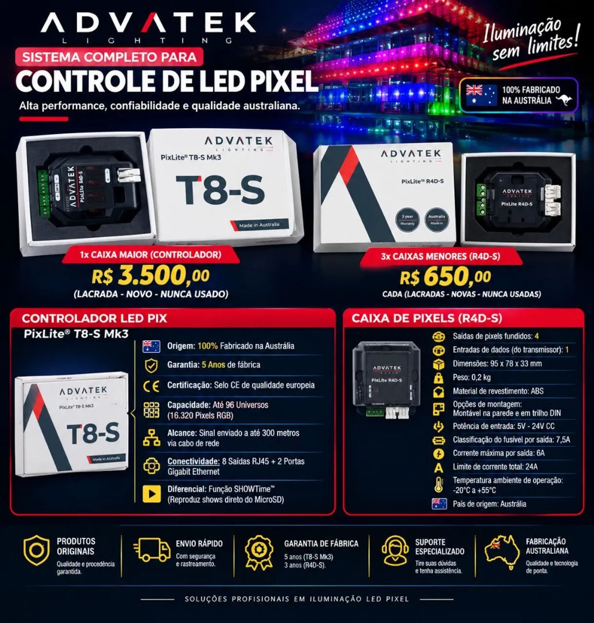 Controlador de led pixel 