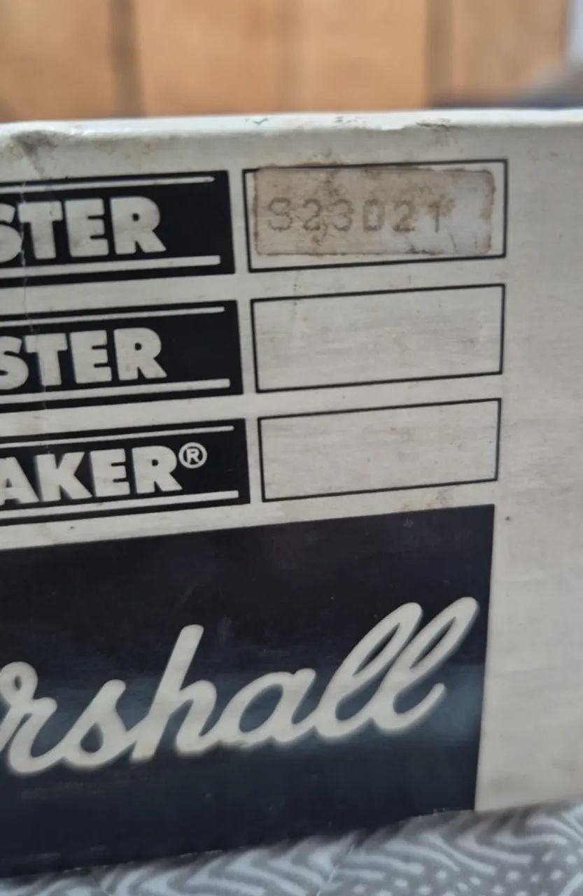 PEDAL SHRED MASTER MARSHALL 1992 COLECIONADOR TEM 32 ANOS SEM USO