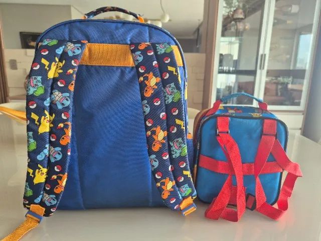 Mochila Pokemon com lancheira - Foto 2