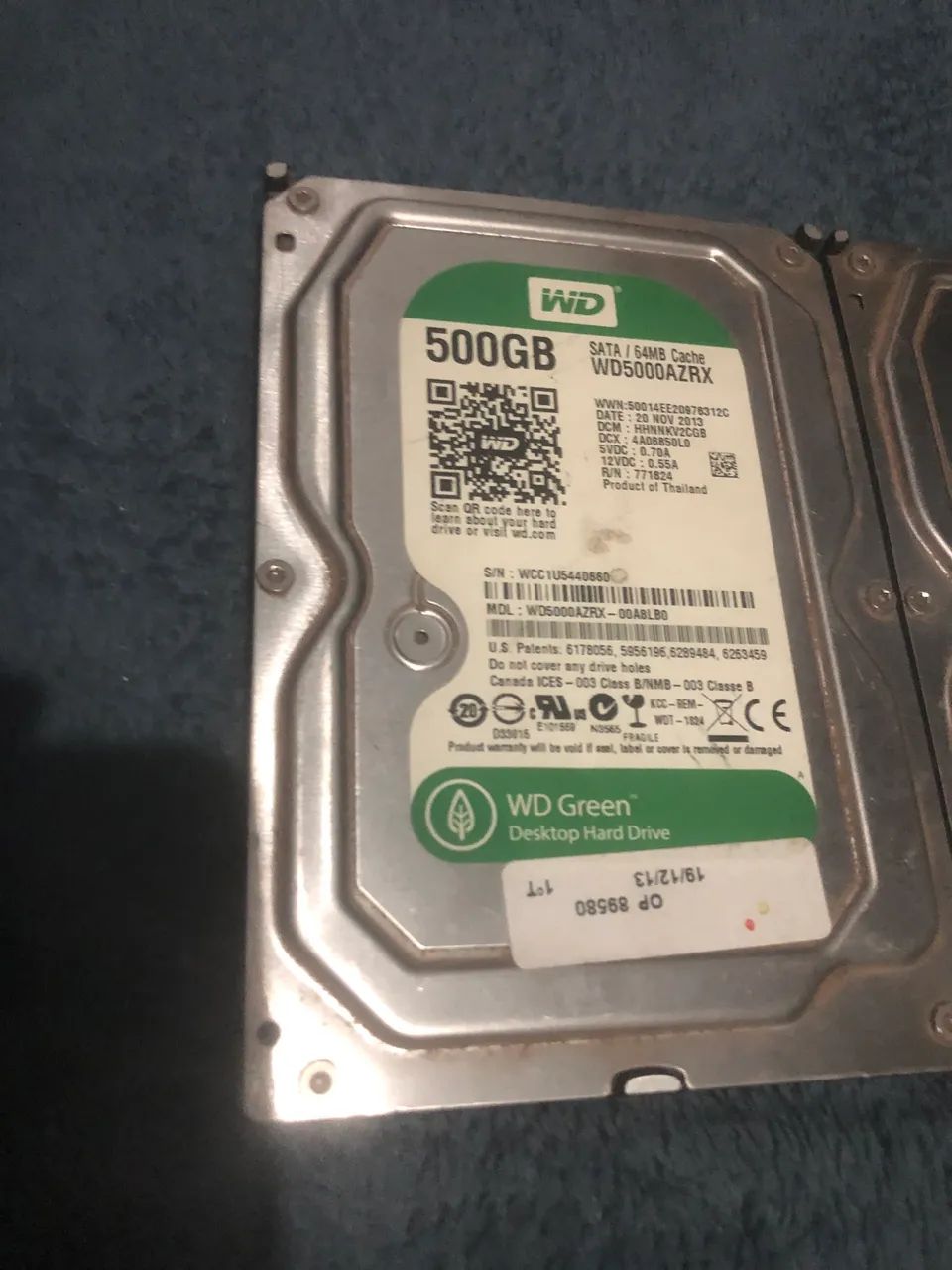 HD WD Green 500GB - Armazenamento - Setor Oeste (Gama), Brasília