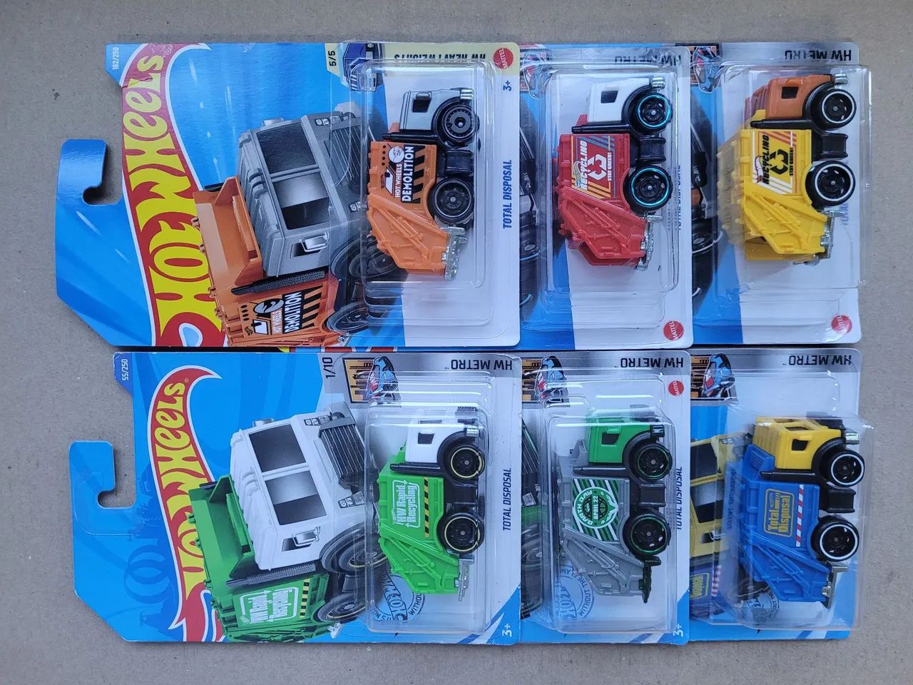 Lote carrinhos coleção Hot wheels TOTAL DISPOSAL