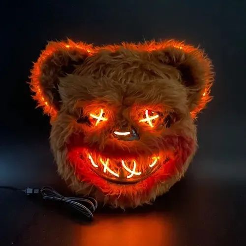 Máscara de Led Urso 