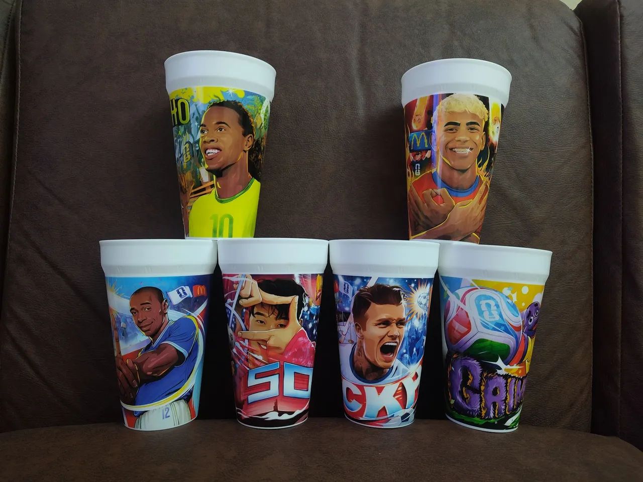 Coleção Completa Copos novos McDonald's Copa do Mundo Fifa 2026