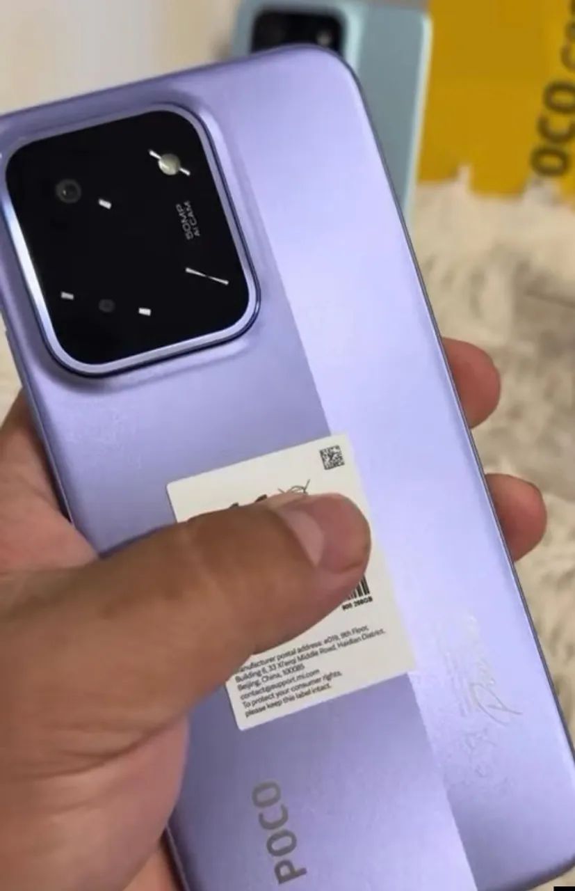 Xiaomi Poco C85 NFC 128GB Roxo -- Novo Lacrado Pronta Entrega com