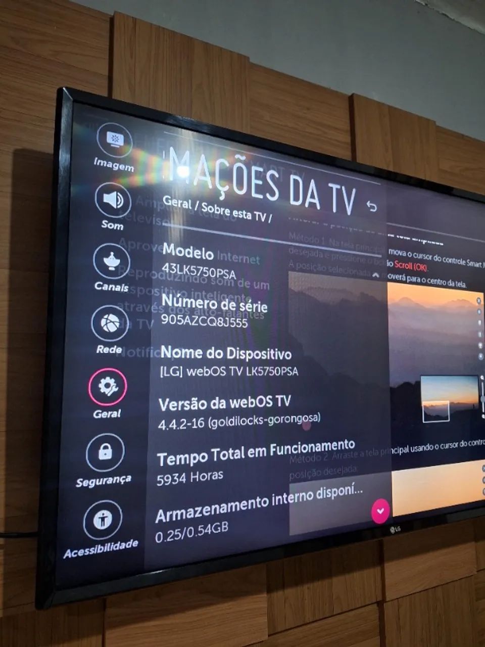 TV LG  Full HD, Smart, 43" Polegadas  - Foto 5