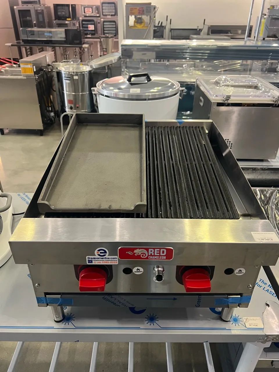 Char broiler 55cm a gás red chamaleon nova pronta entrega  - Foto 2