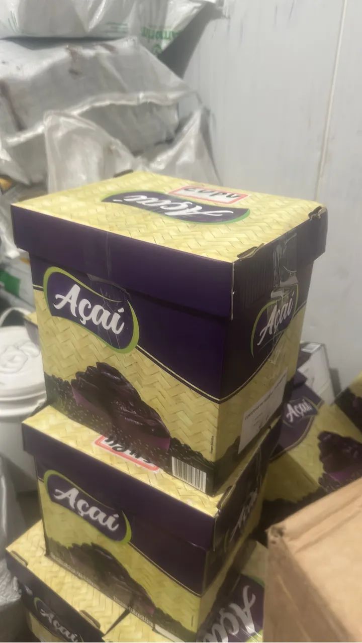 Caixa de açaí no atacado 