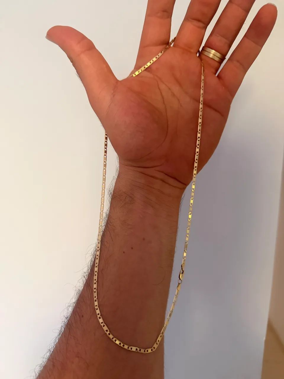 Cordão de ouro 18 k italiano PIASTRINE 