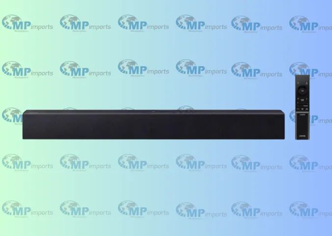 Loja MP Imports: Soundbar Samsung 2.0 Canais, com Subwoofer Integrado, Dolby Audio