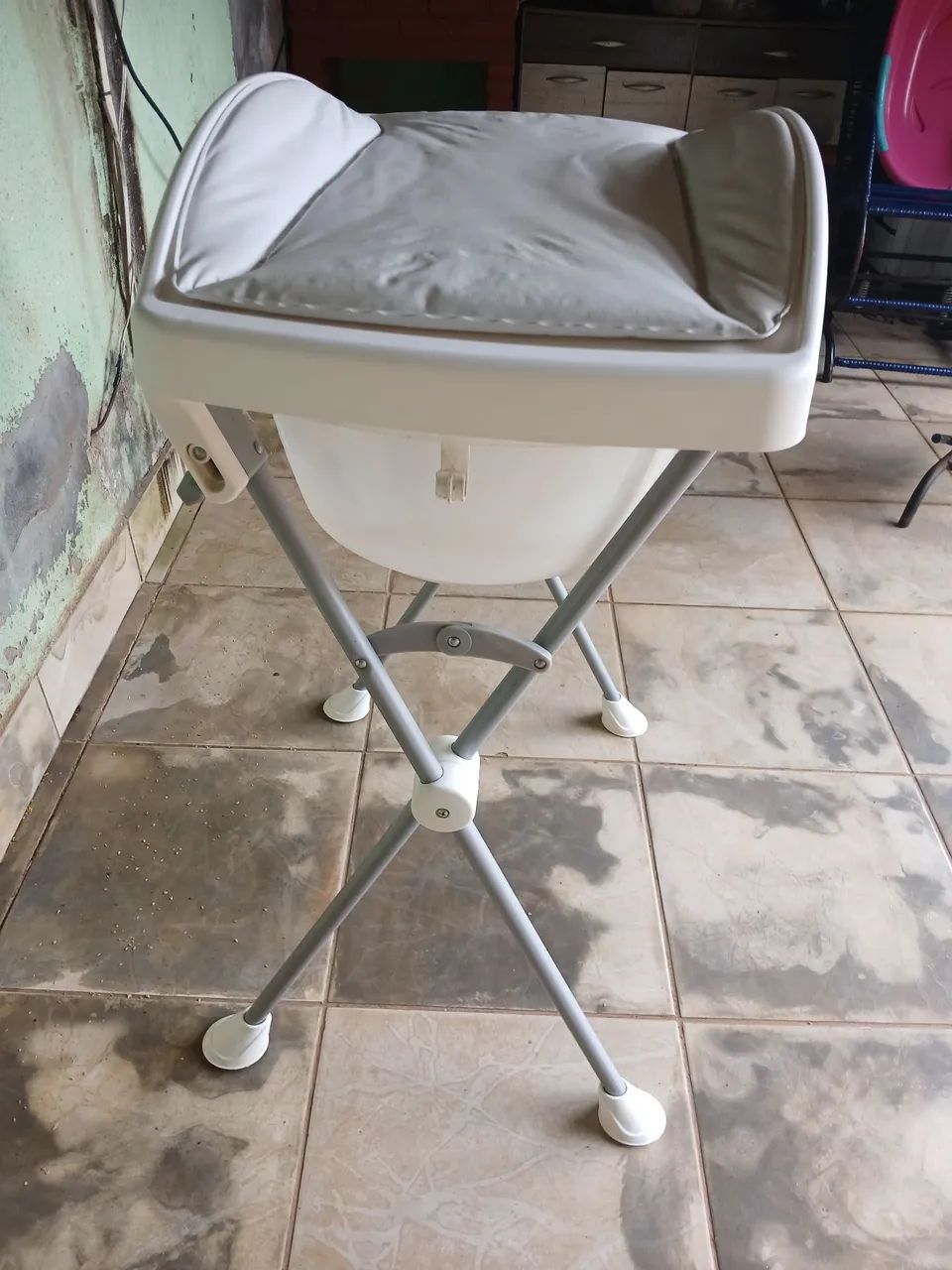 Banheira com suporte e trocador - Foto 6