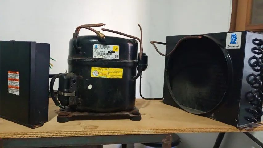 Unidade condensadora 1HP gás R404 completa - Foto 4