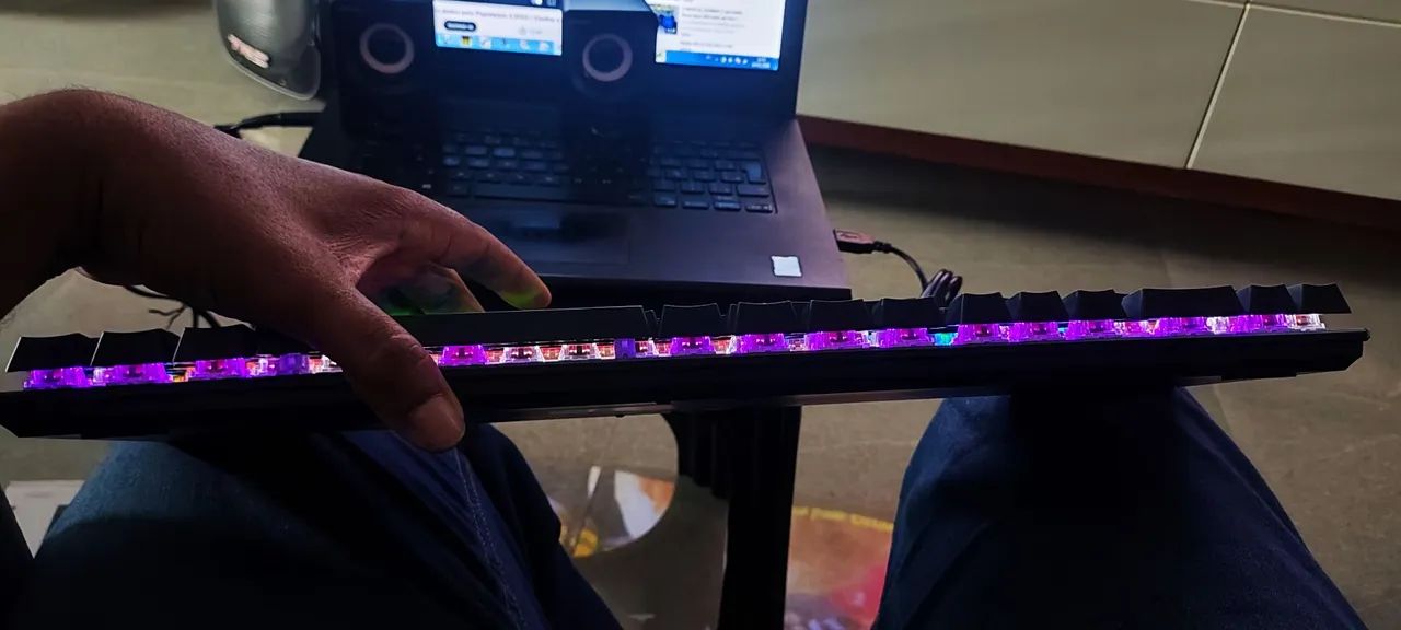 Teclado mecânico gamer rgb 100 %  - Foto 2