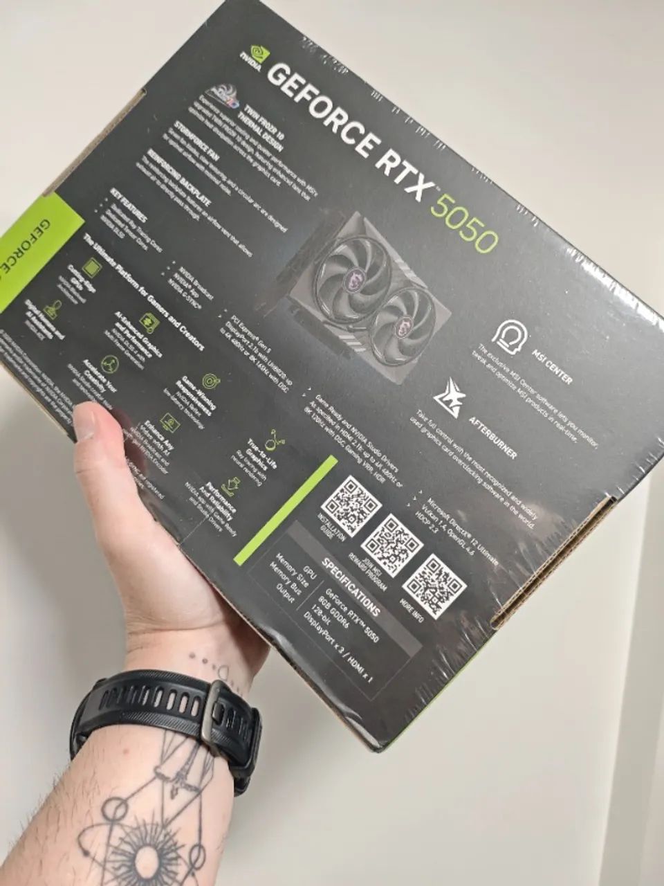 Placa de Video RTX 5050 8Gb Msi Gaming - @LJCEletro - Foto 3