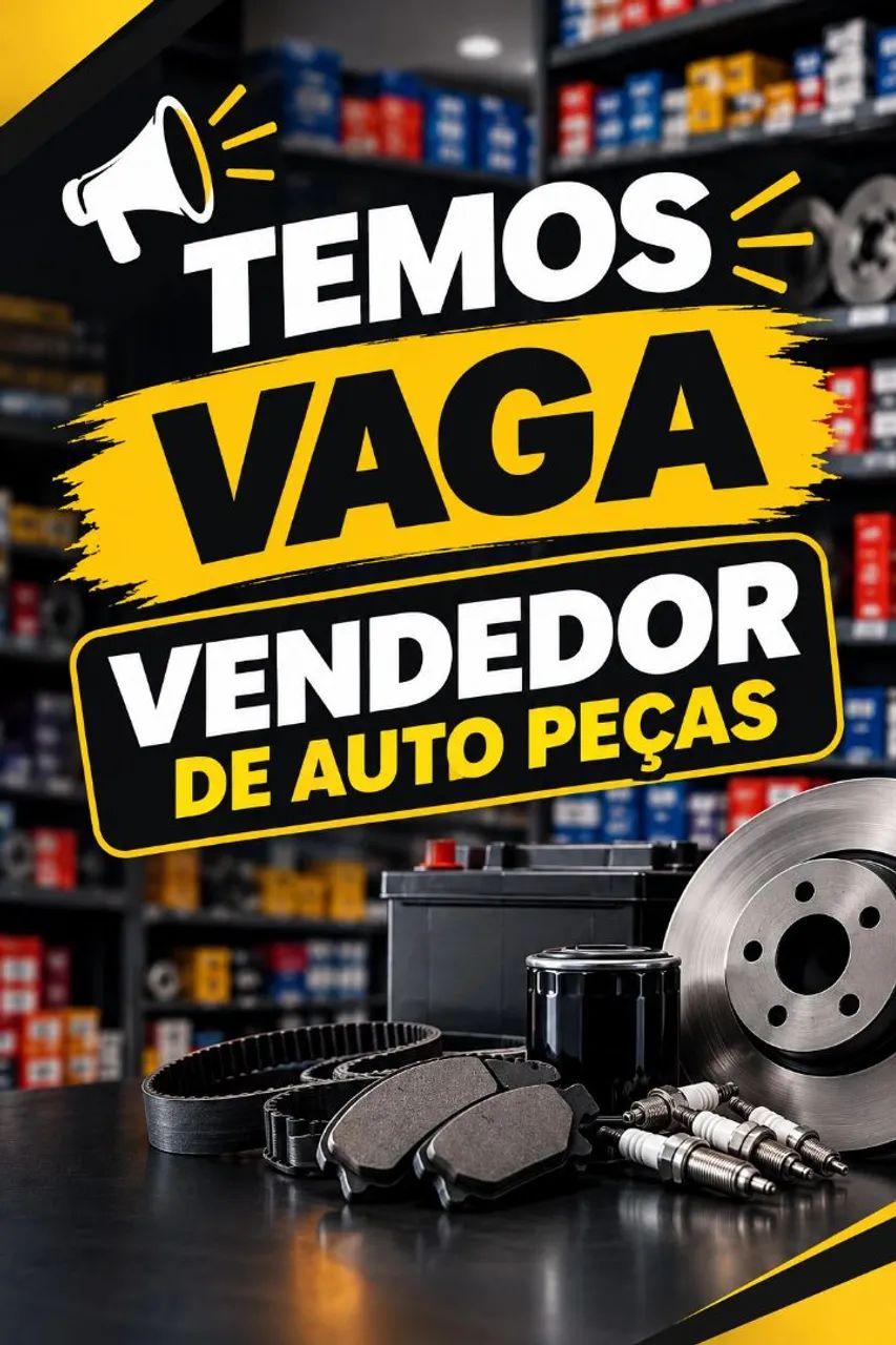 Vaga de vendedor (A) E Estoquista