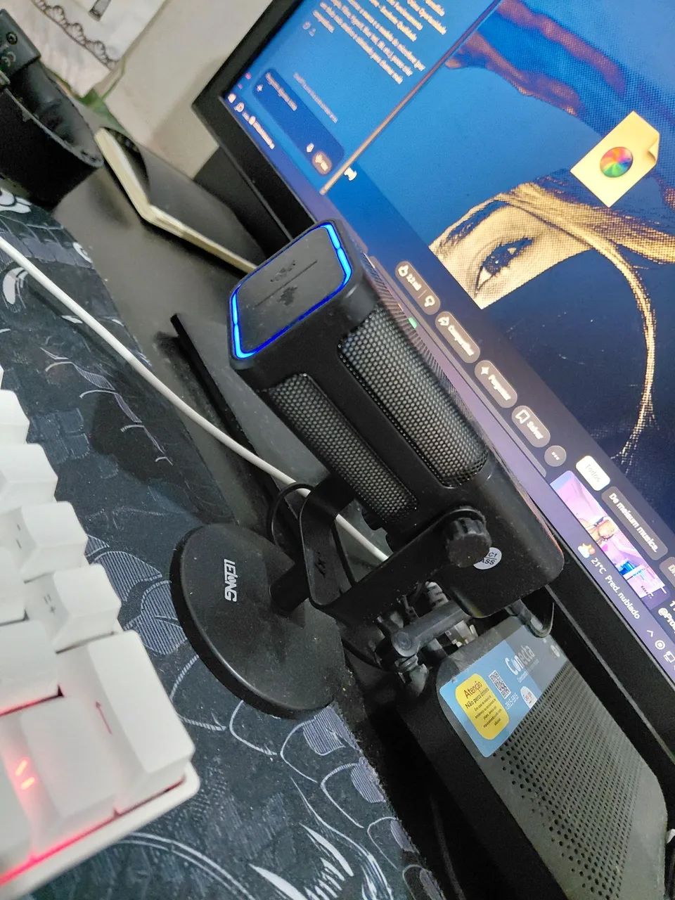 Microfone para gravação, Lives e reuniões  - Foto 3