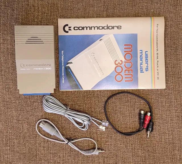 Modem do Computador Commodore 64 "Modem/1200 1670" - Não Testado / No Estado - Foto 4