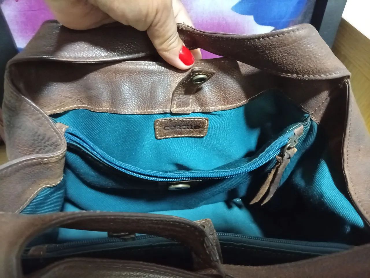 Bolsa em couro original Corello 