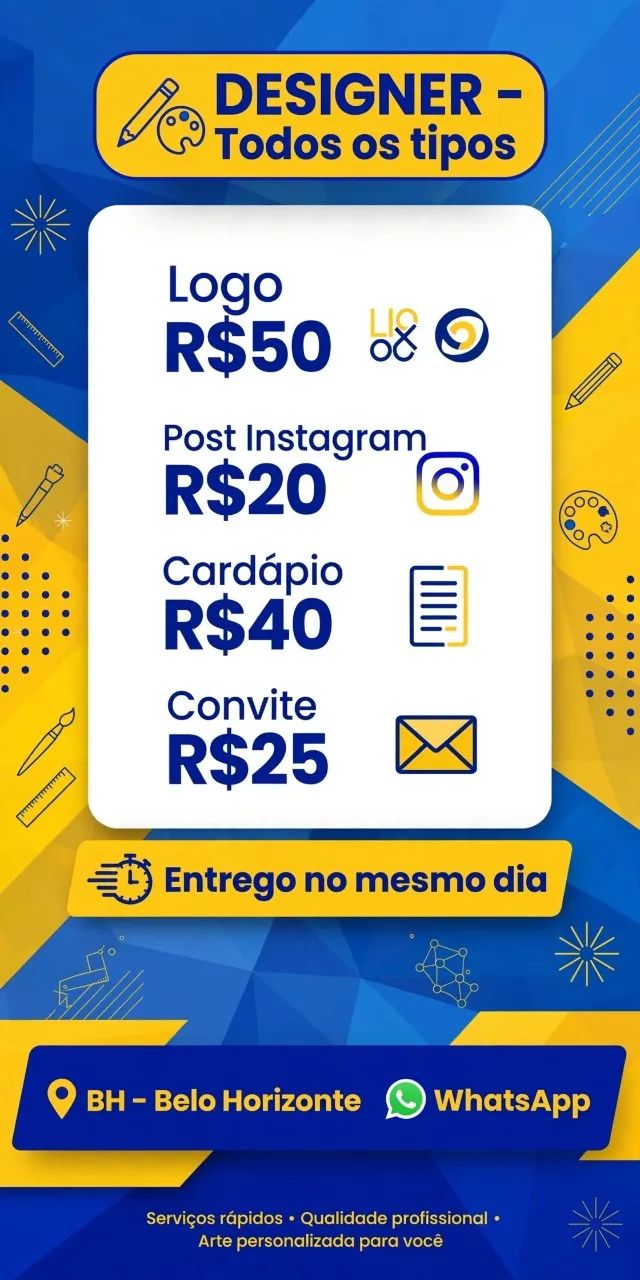 Serviços de design gráfico em geral