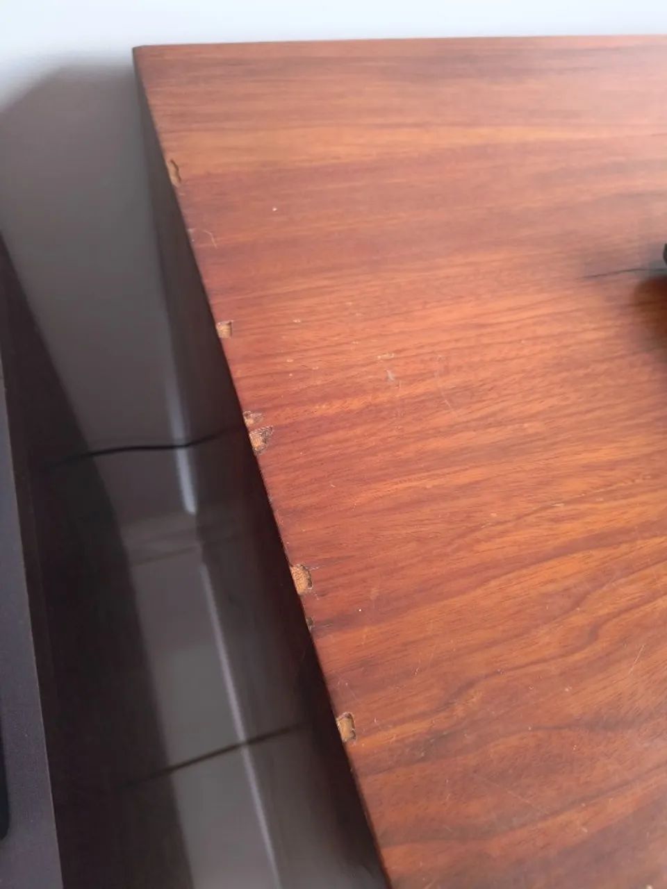 Bancada de madeira para escritório - Foto 5