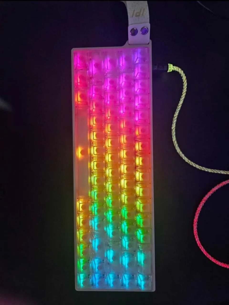 Teclado magnético de alumínio ipi flash68 pro 