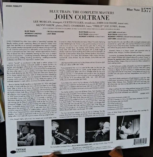 Lp John Coltrane Blue Train: The Complete Masters - Blue Note Tone Poet Series - Foto 2