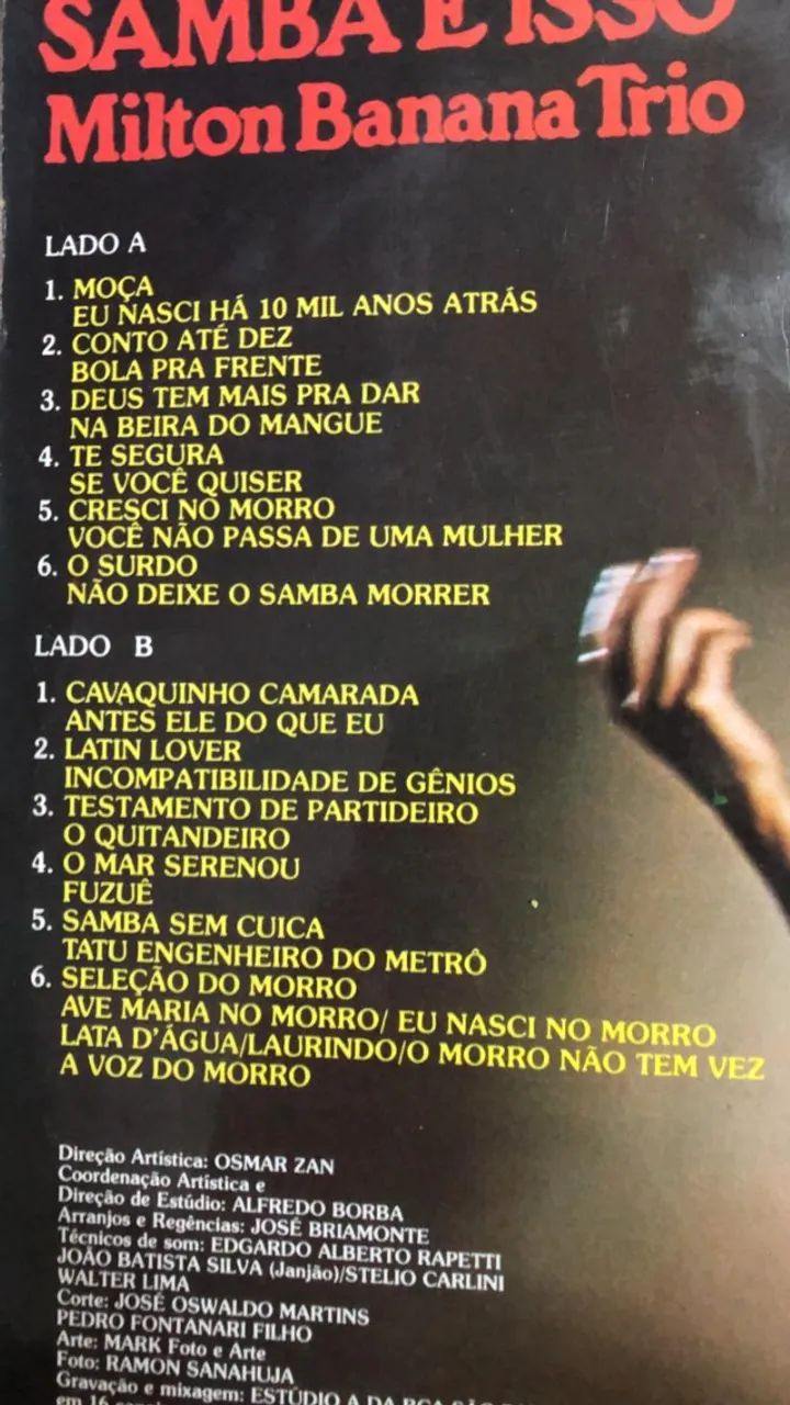 Disco de Vinil Milton Banana Trio - Foto 2