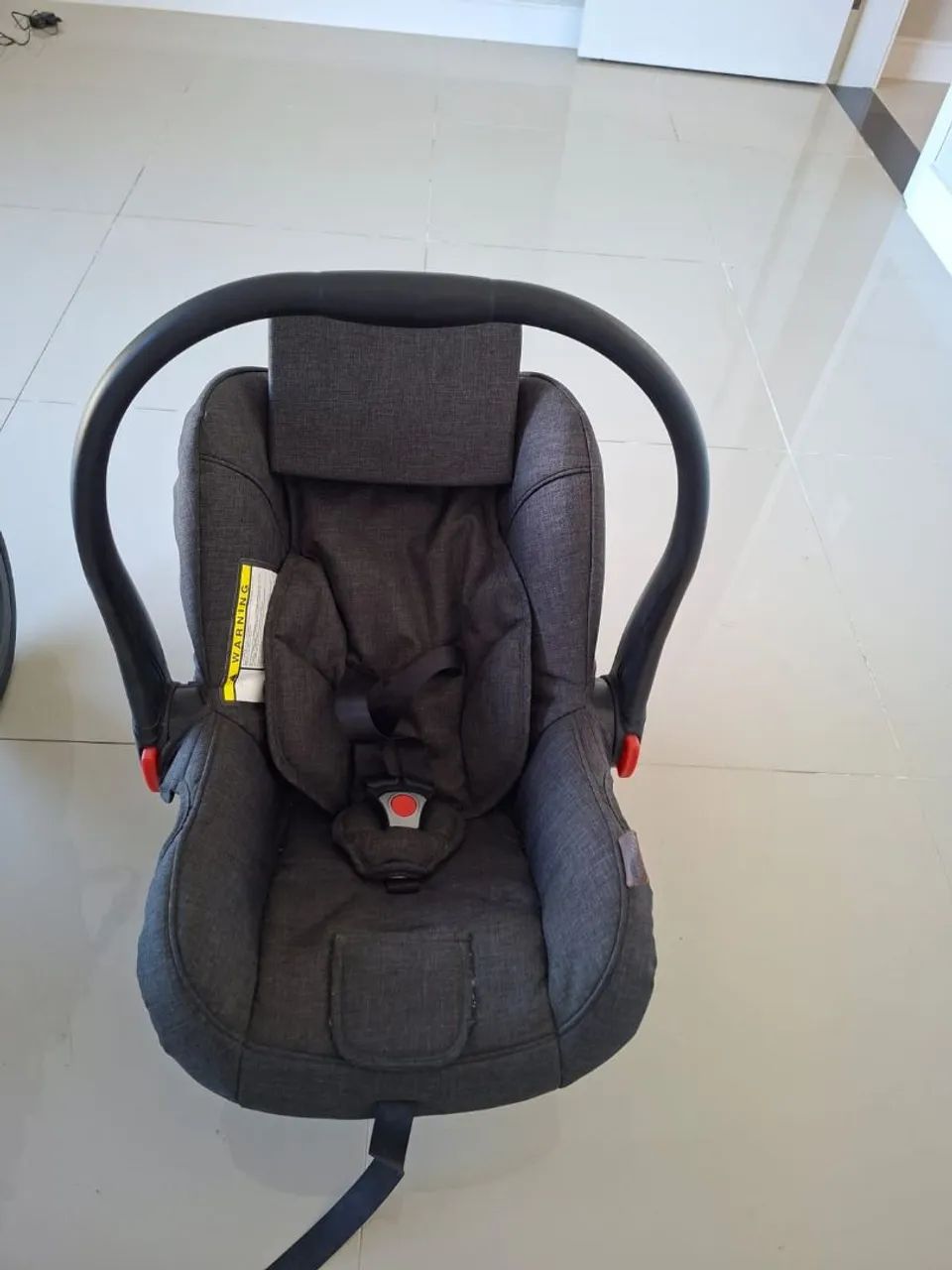 Carrinho com Moisés e bebê conforto  - Foto 2