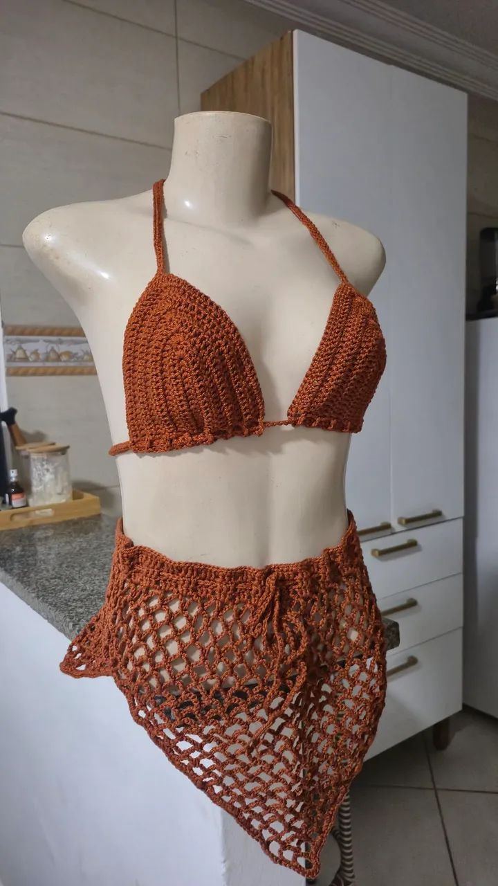 Conjunto em crochê  - Foto 2