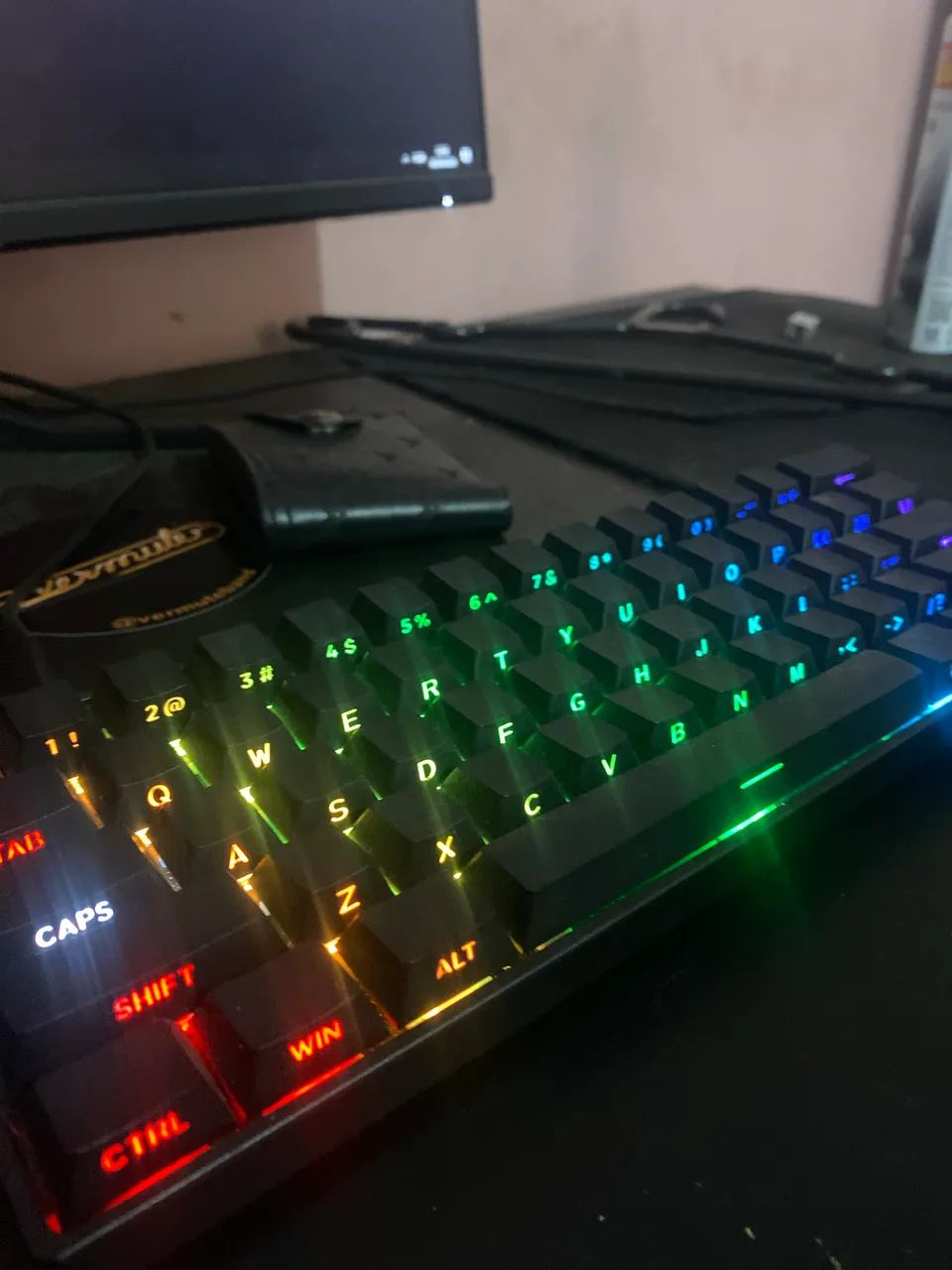 Teclado magnético 60% akko fun 60 pro he, em perfeito estado. - Foto 2
