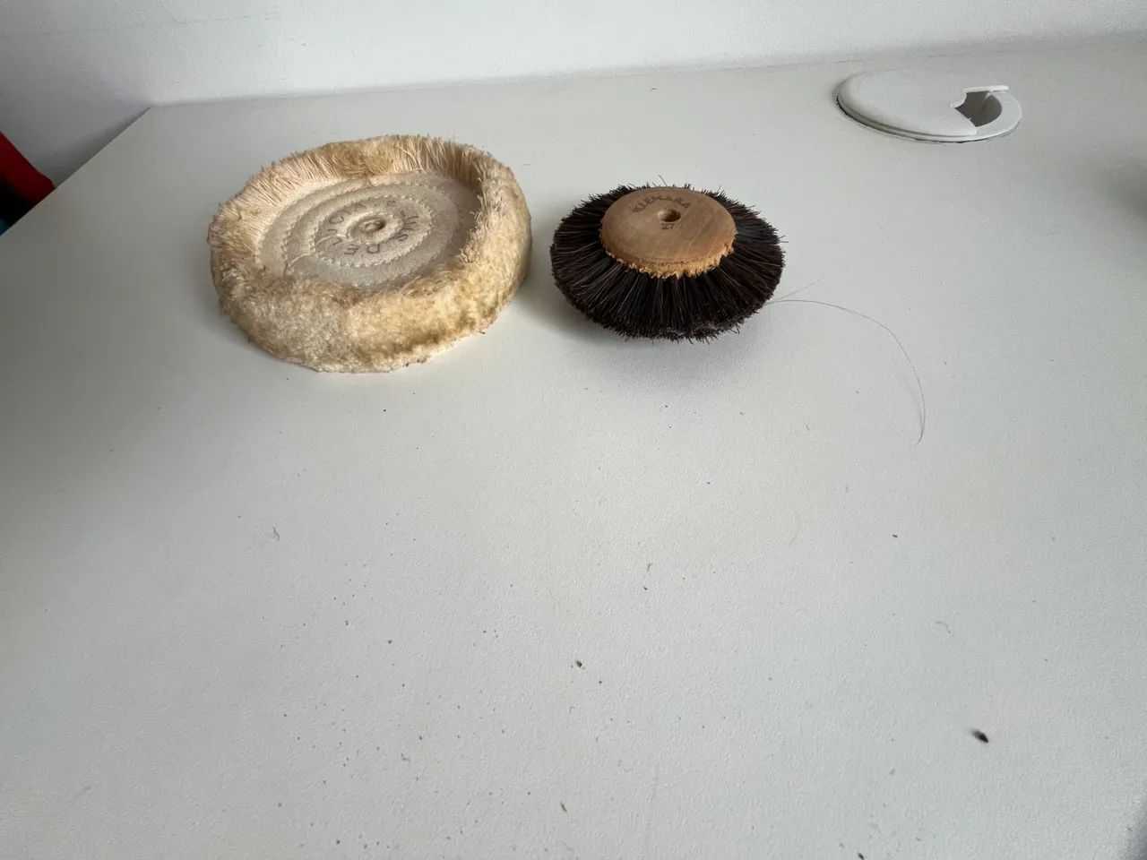 Rebolo roda pano polimento e escova novos esmeril