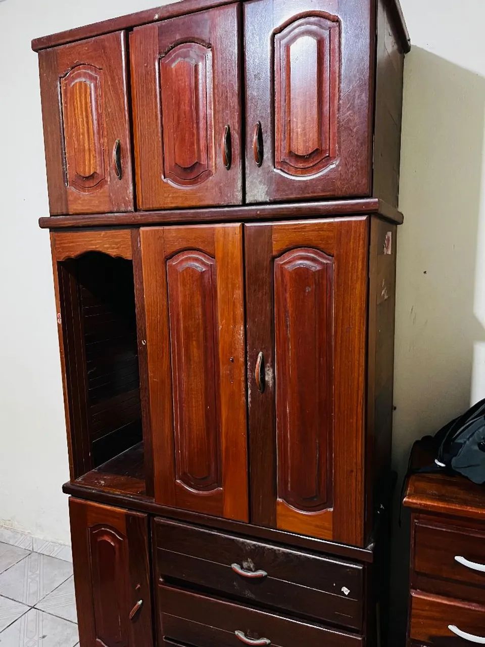 Guarda-Roupa de madeira Conservado - Foto 2