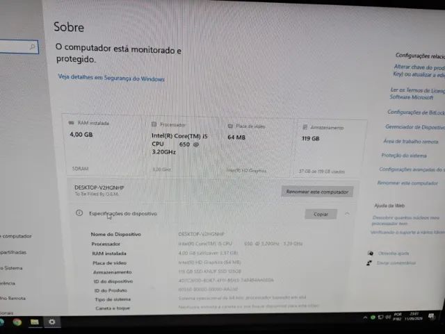 Computador - i3 4gb SSD - Foto 2