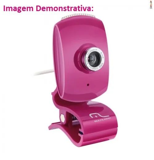 Webcam Multilaser Facelook Com Microfone USB - Wc048 (Usada) *Não Uso OLX Pay. - Foto 2