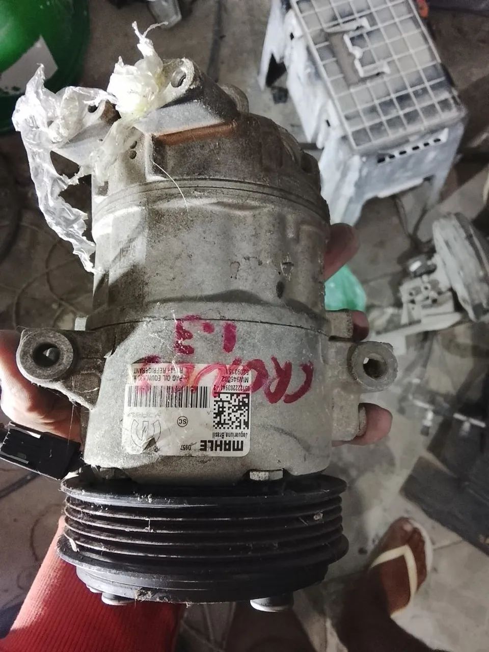 Compressor do ar condicionado cronos