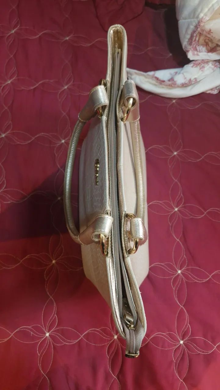 Bolsa Carmen Steffens couro original - Foto 4