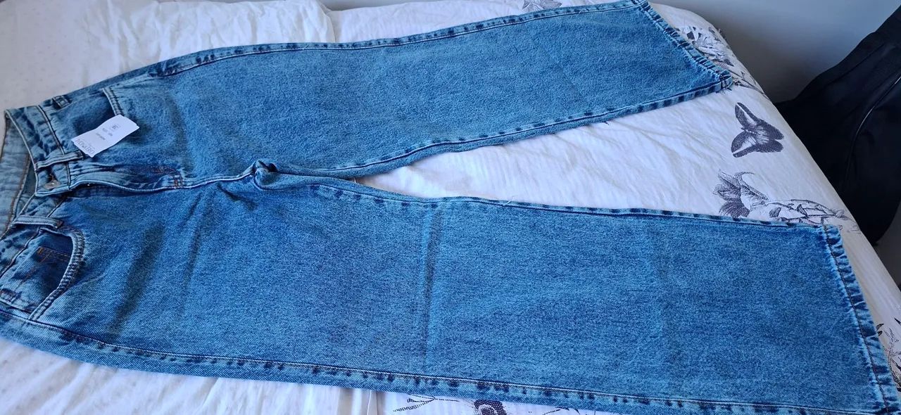 Calça jeans wide leg  - Foto 4