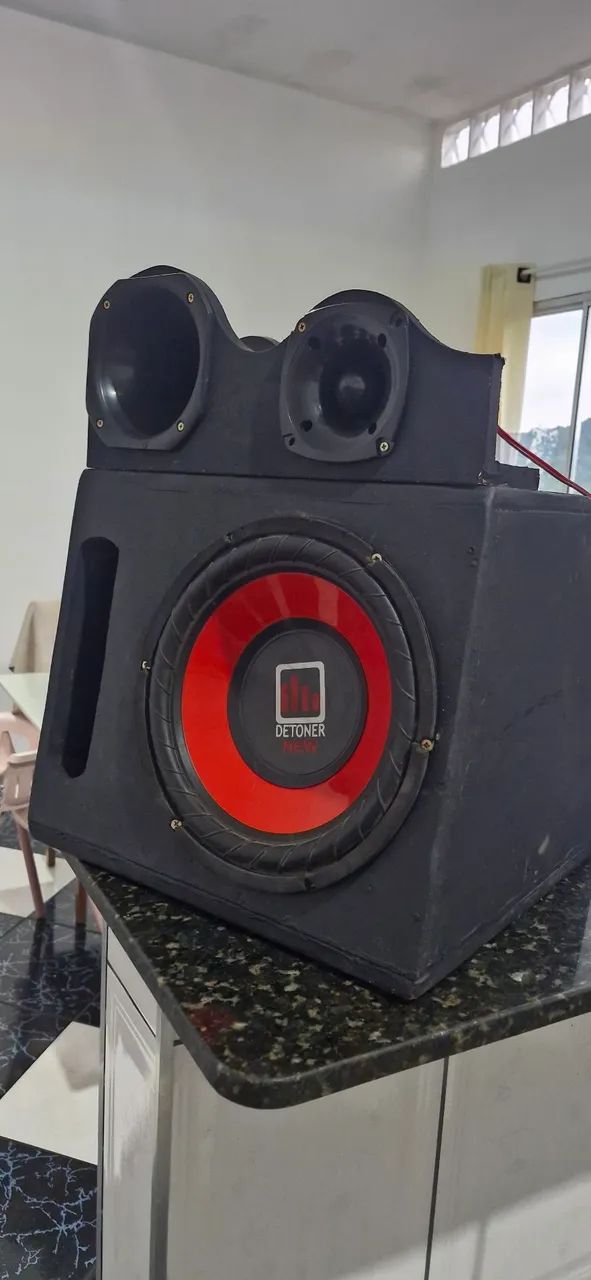 Caixa trio mais Módulo Falcon 500 rms. - Foto 2