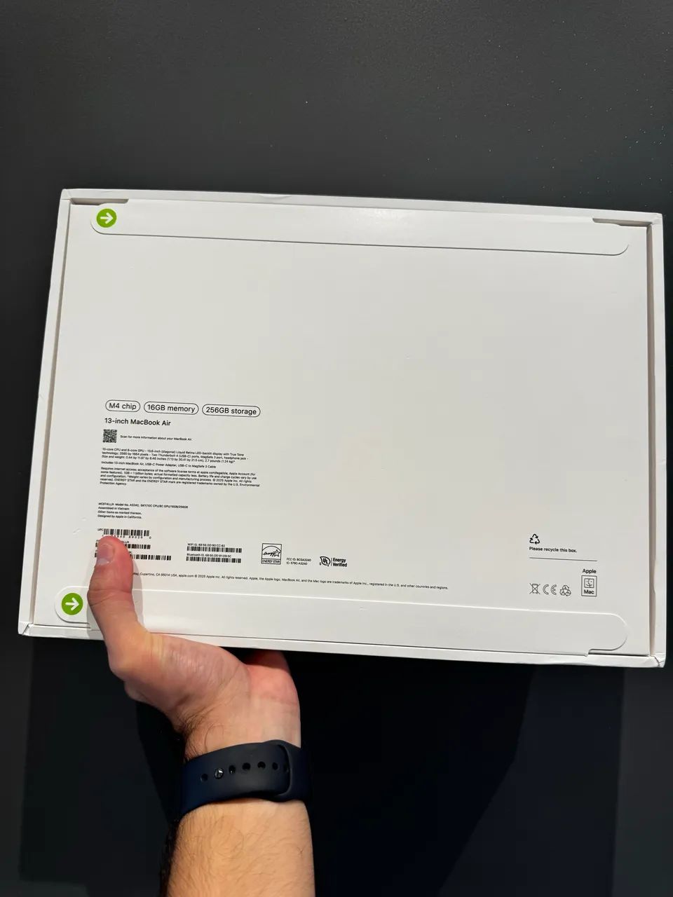 MacBook Air M4 16/256Gb - 13,6 polegadas - Azul céu (Lacrado) - Foto 4