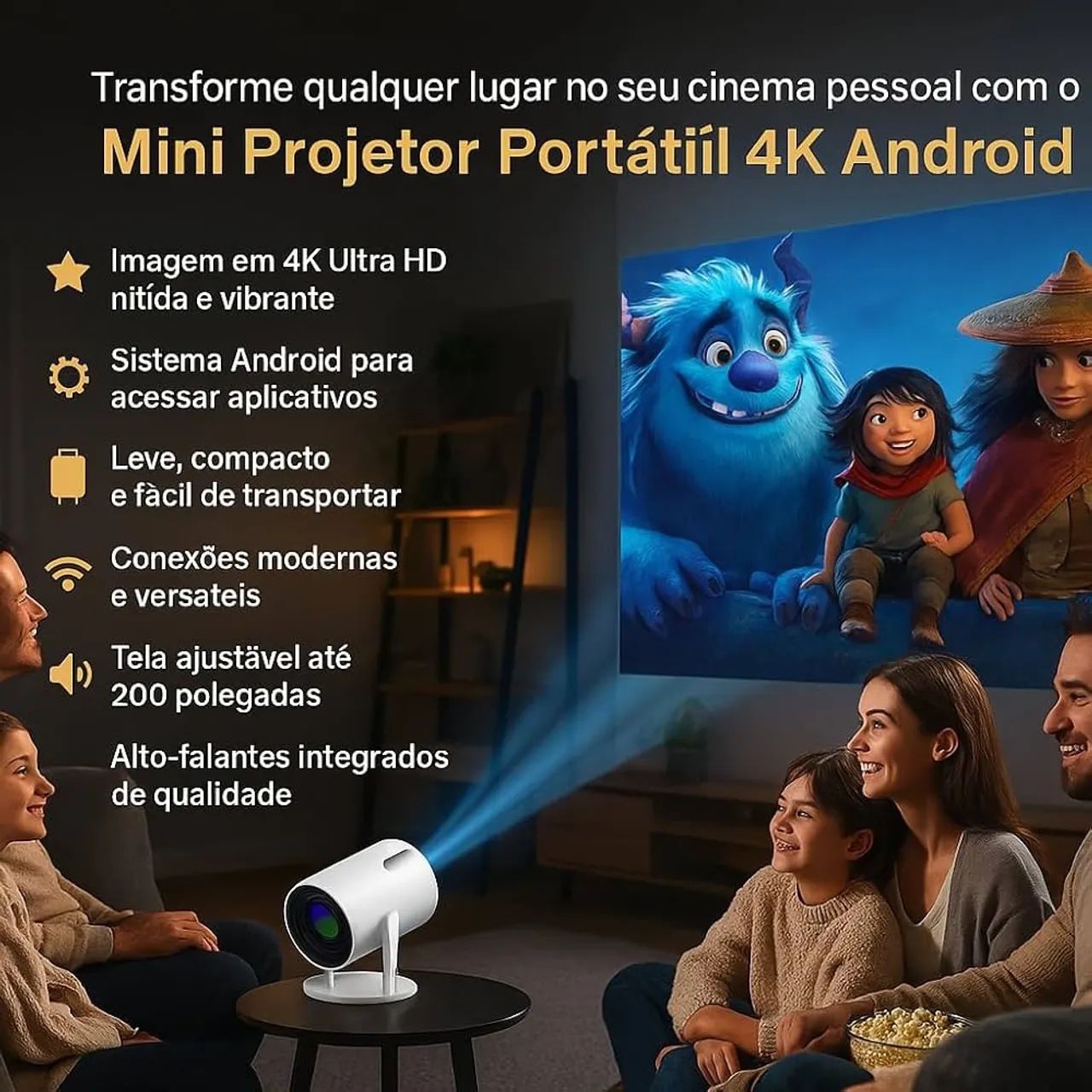 Projetor 4k - Foto 2