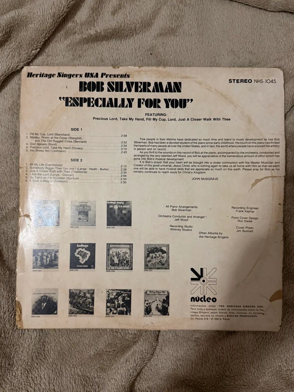 Disco de Vinil Bob Silverman Especially For You - Foto 2