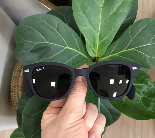 óculos de sol ray ban malibu black matte - Foto 3