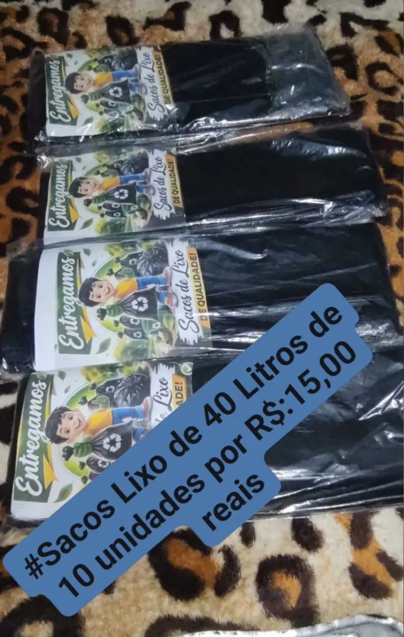 TEMOS SACOS DE LIXO DE 40 LITROS  - Foto 2