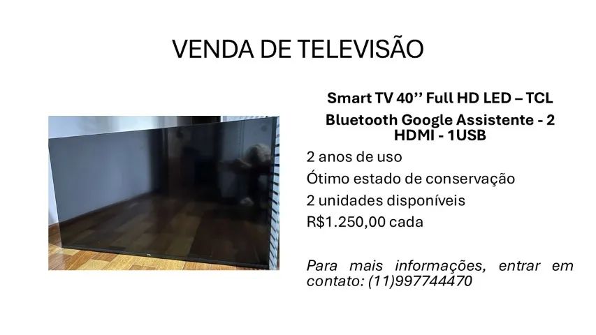 Smart TV 40' TCL