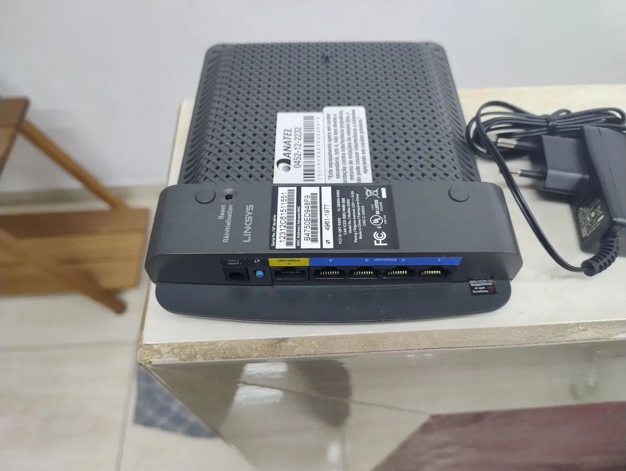 ROTEADOR NOVO E WI-FI 