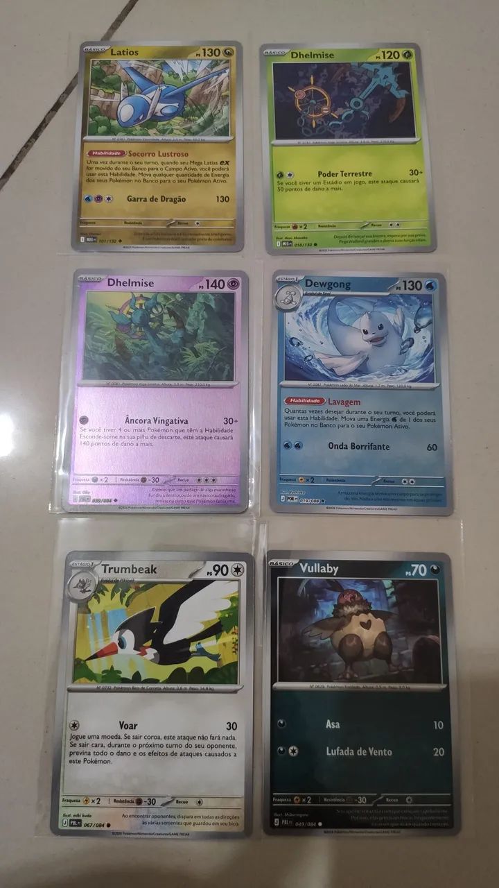 Cartas pokémon tcg