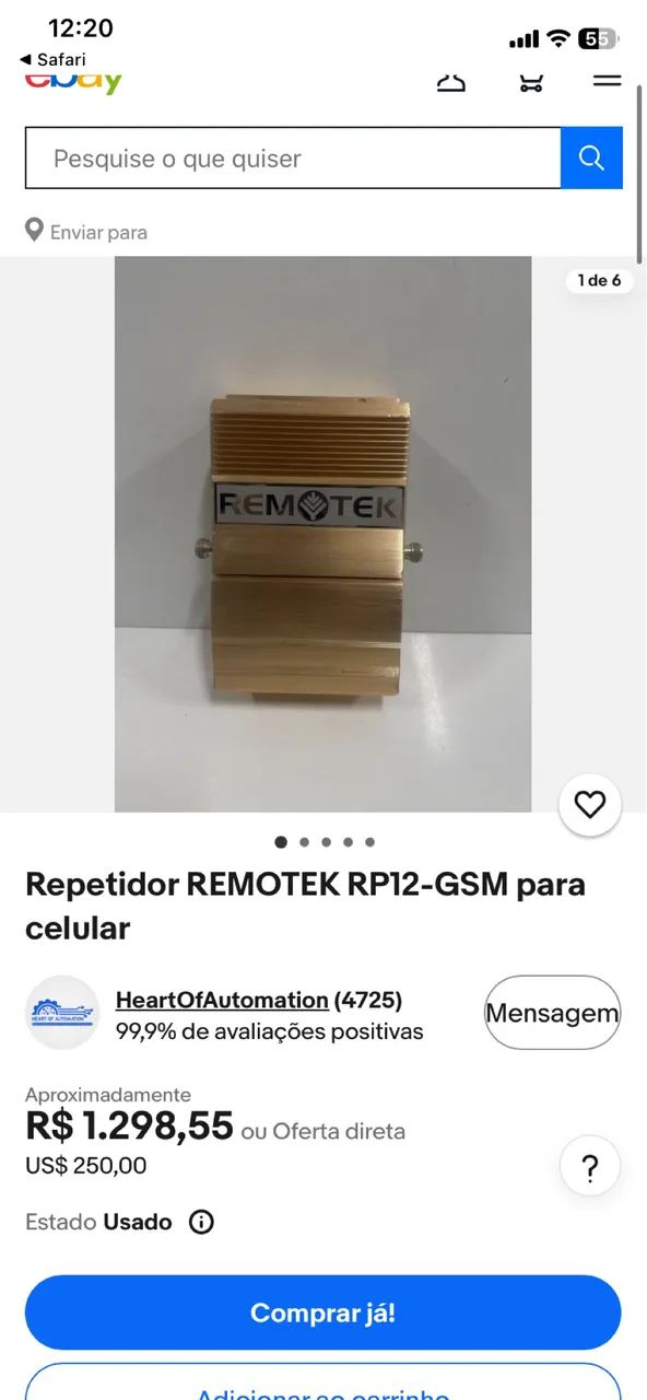 Repetidor de sinal de celular  - Foto 2