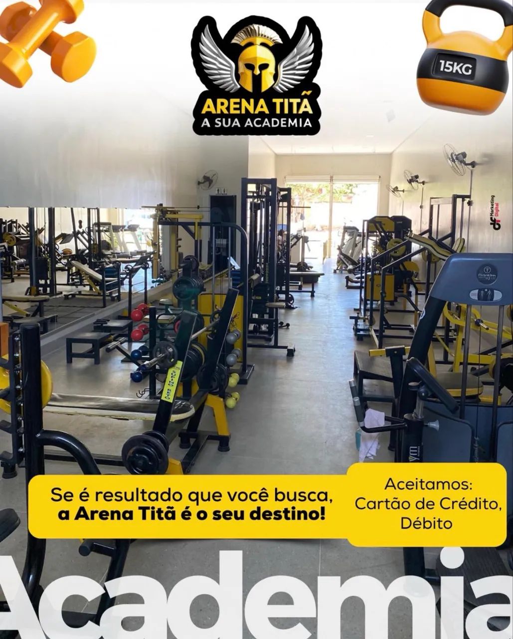 Vendo academia completa